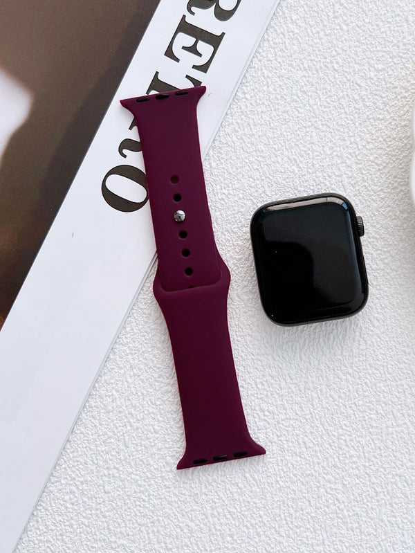 Silicon Burgundy Strap
