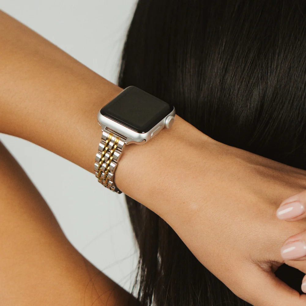 Slim Stainless Steel Apple Watch Strap