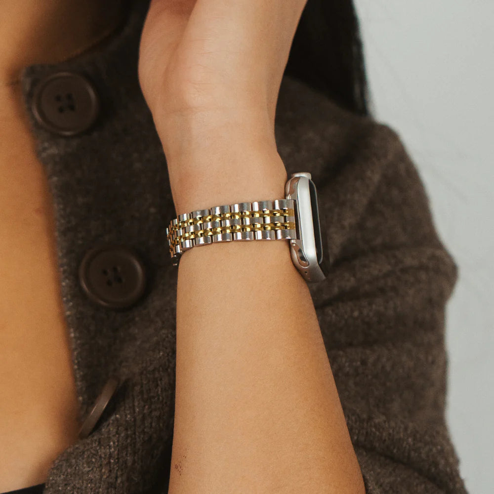 Slim Stainless Steel Apple Watch Strap