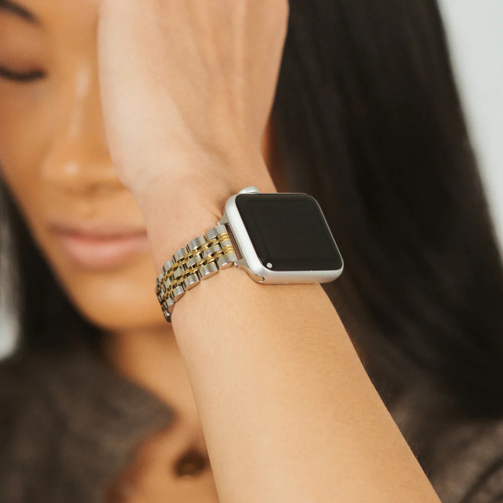 Slim Stainless Steel Apple Watch Strap